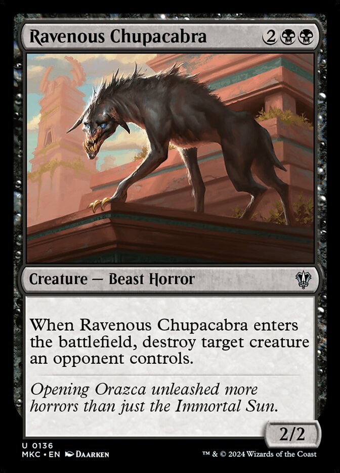 Ravenous Chupacabra mkc 136