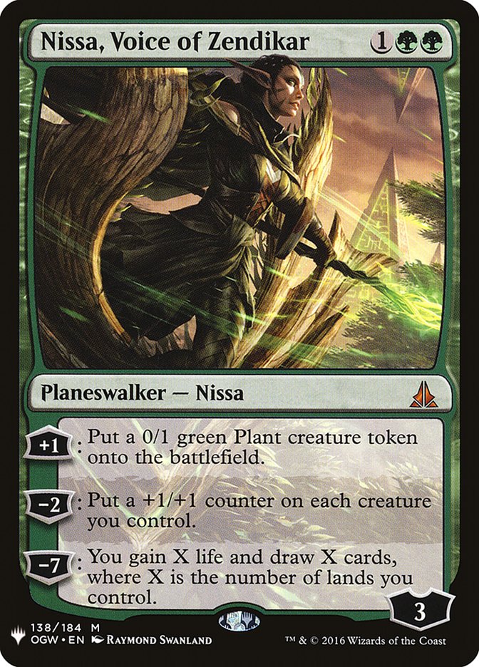 Nissa, Voice of Zendikar plst OGW-138