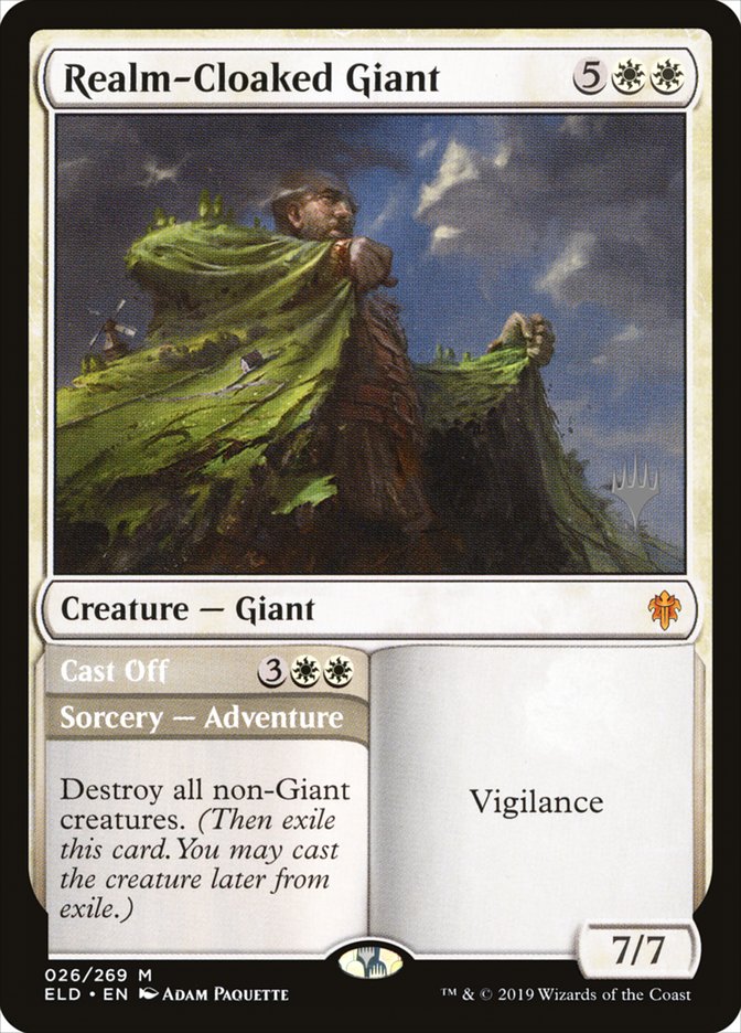 Realm-Cloaked Giant // Cast Off peld 26p
