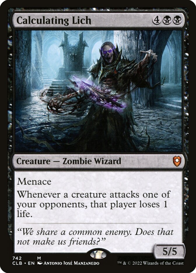 Calculating Lich clb 742