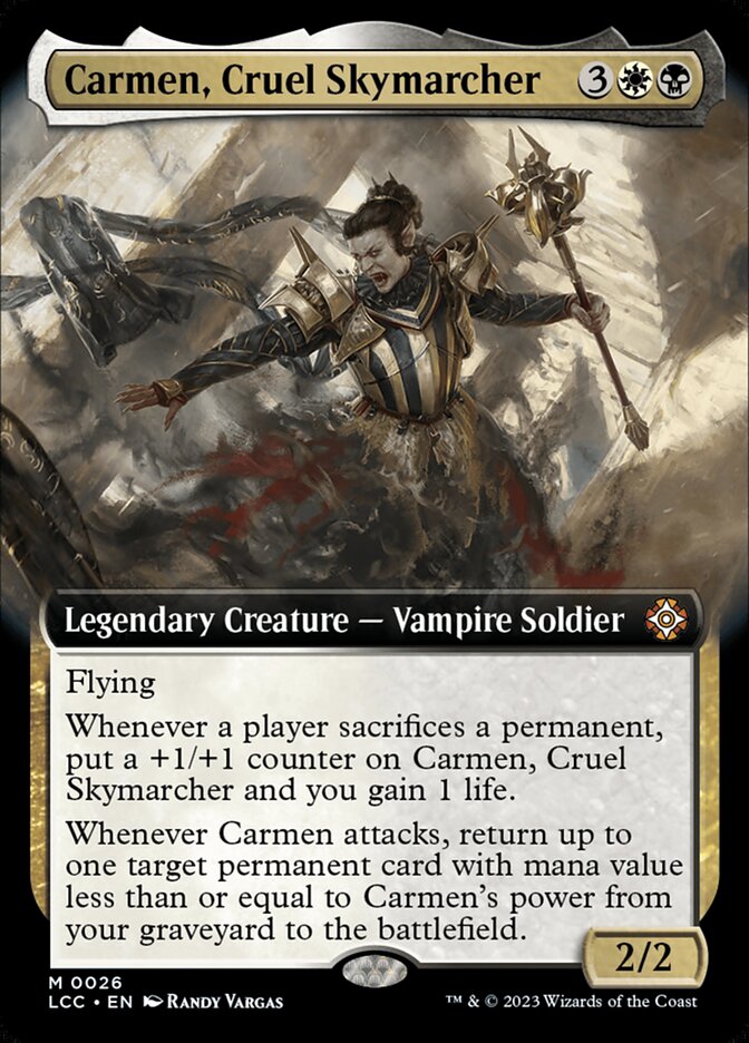 Carmen, Cruel Skymarcher lcc 26