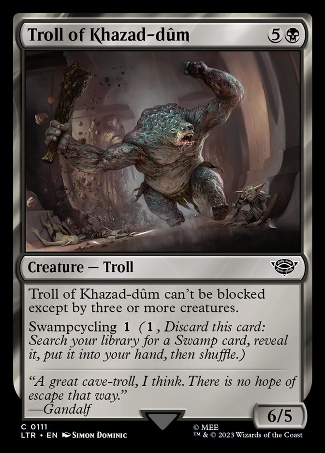 Troll of Khazad-dûm ltr 111