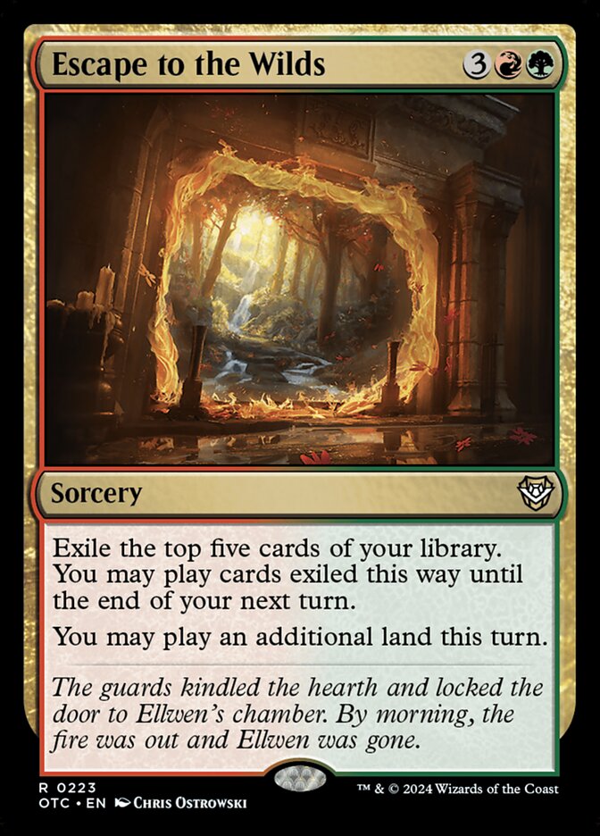 Escape to the Wilds otc 223