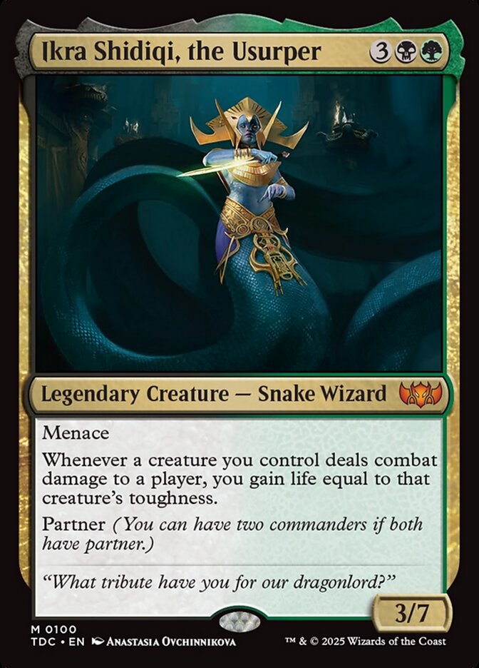 Ikra Shidiqi, the Usurper tdc 100