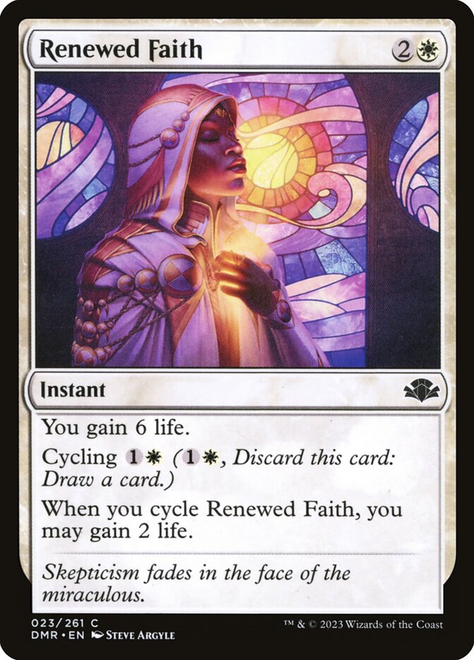 Renewed Faith dmr 23