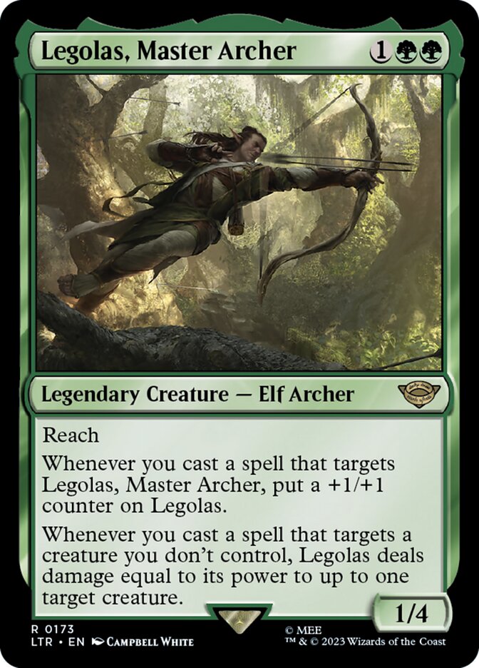 Legolas, Master Archer ltr 173