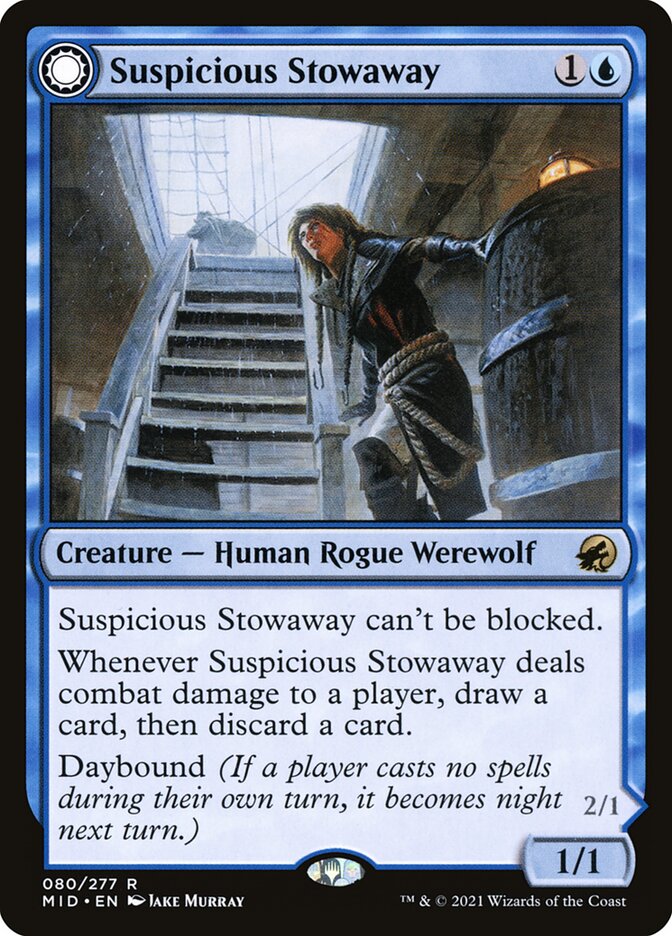 Suspicious Stowaway // Seafaring Werewolf mid 80
