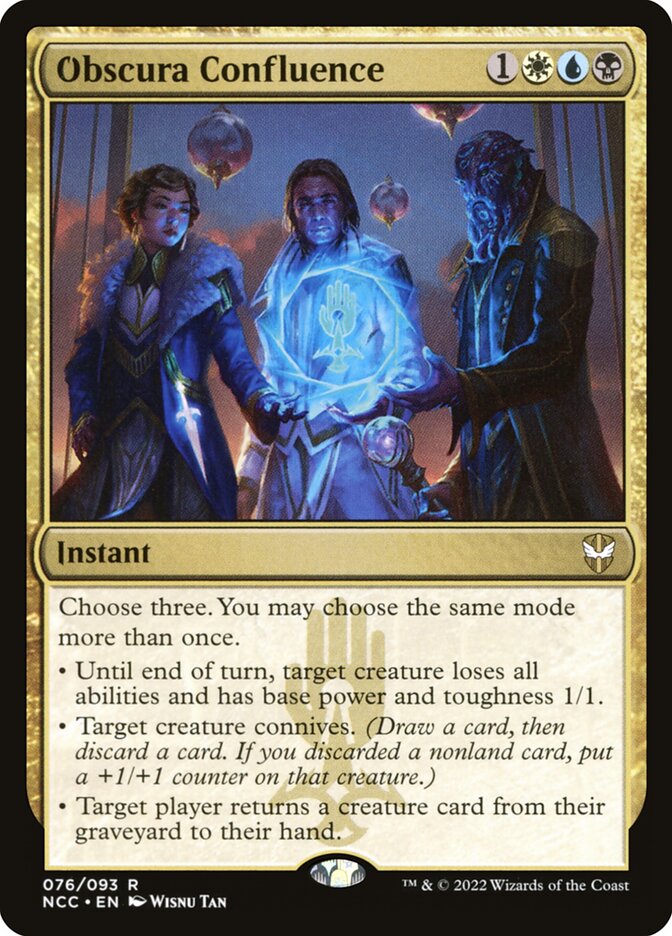 mtg confluence cards Mana Choose three MTG Mystic Confluence Commander 2015