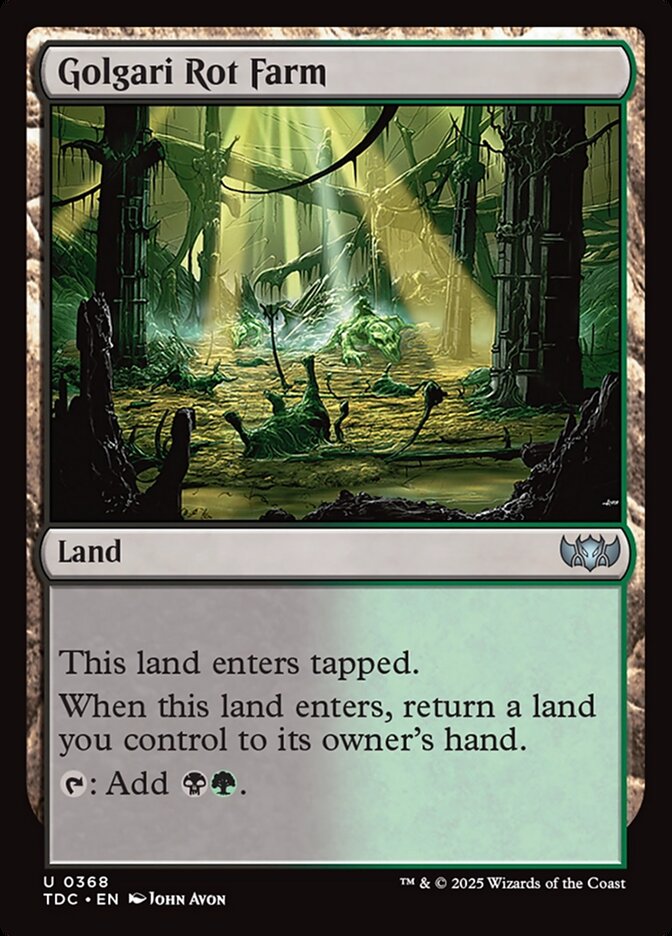 Golgari Rot Farm tdc 368