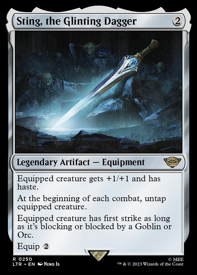 Sting, the Glinting Dagger ltr 250