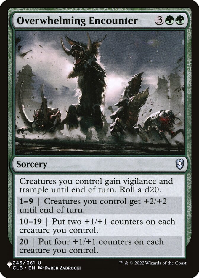 Overwhelming Encounter plst CLB-245