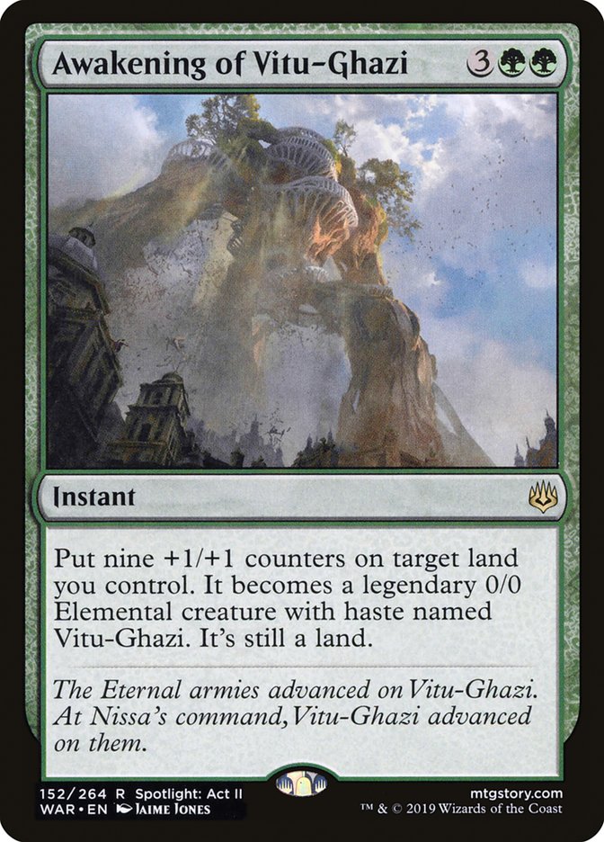 Awakening of Vitu-Ghazi war 152