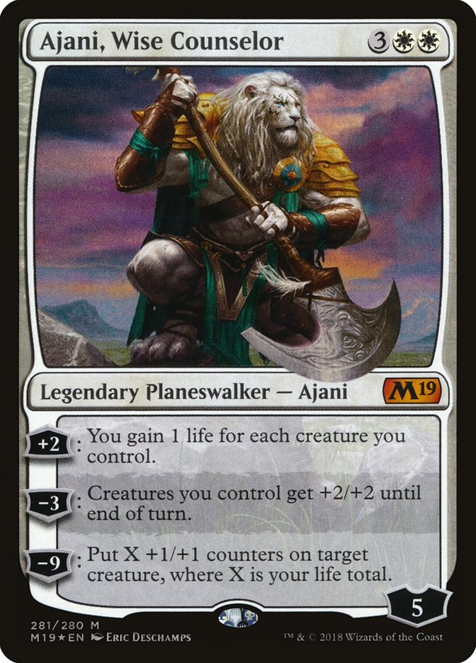 Ajani, Wise Counselor m19 281