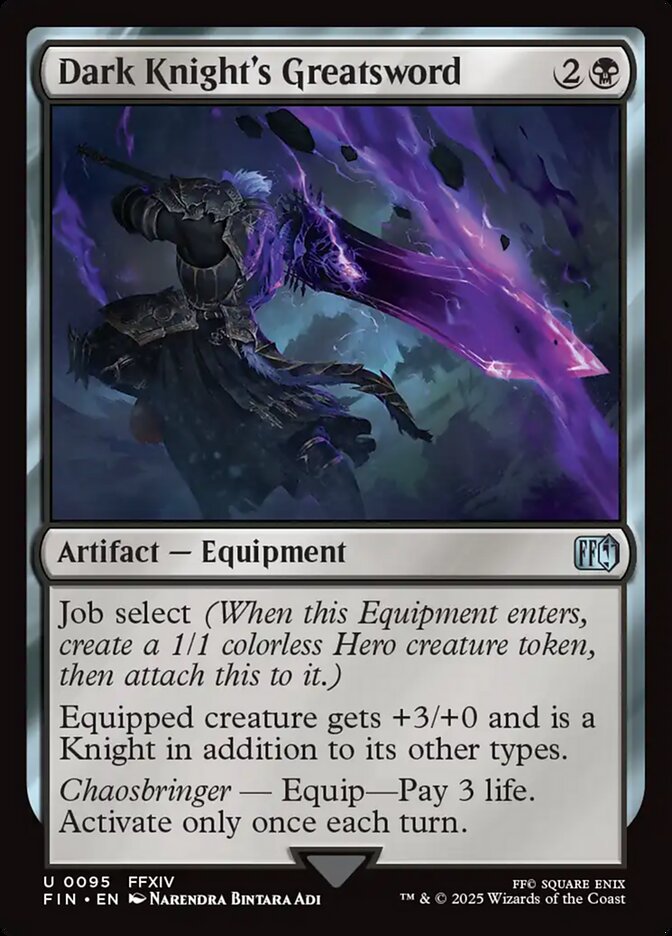 Dark Knight's Greatsword fin 95