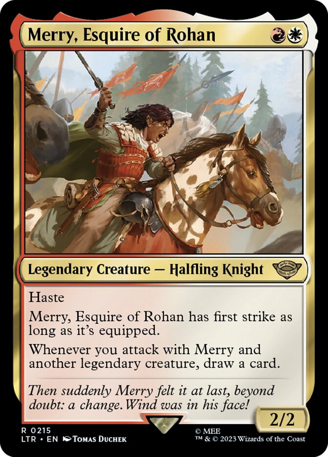 Merry, Esquire of Rohan ltr 215