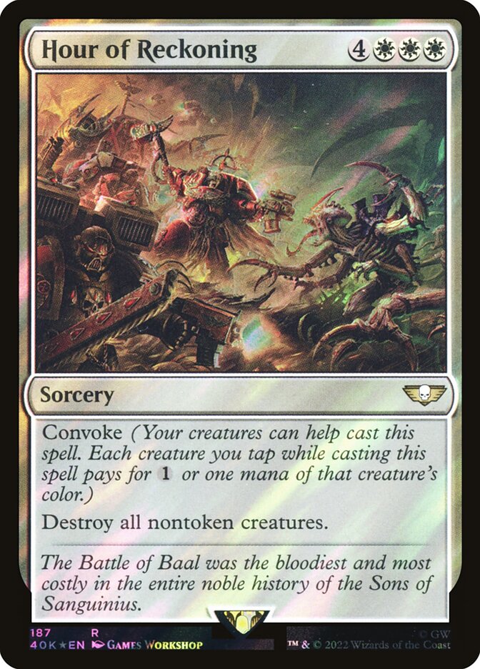 Hour of Reckoning 40k 187★