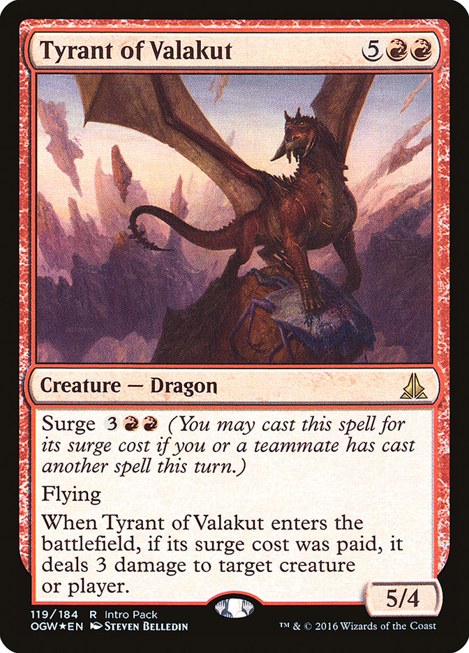Tyrant of Valakut pogw 119