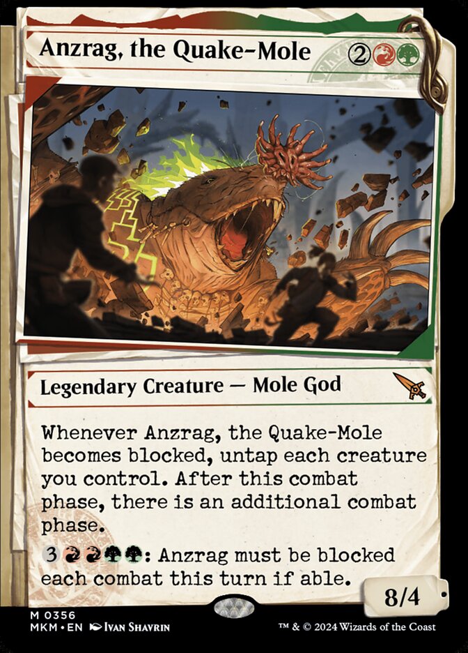 Anzrag, the Quake-Mole mkm 356