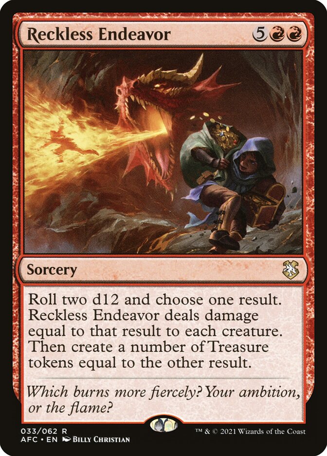 Reckless Endeavor afc 33