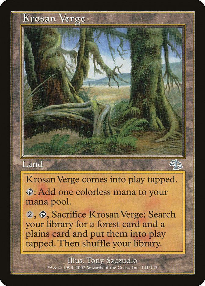 Krosan Verge - MTG Single Card | Moon MTG Krosan Verge - MTG Single Card | Moon MTG