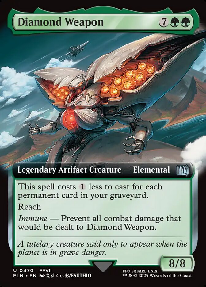 Diamond Weapon fin 470