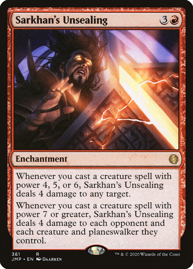 Sarkhan's Unsealing jmp 361