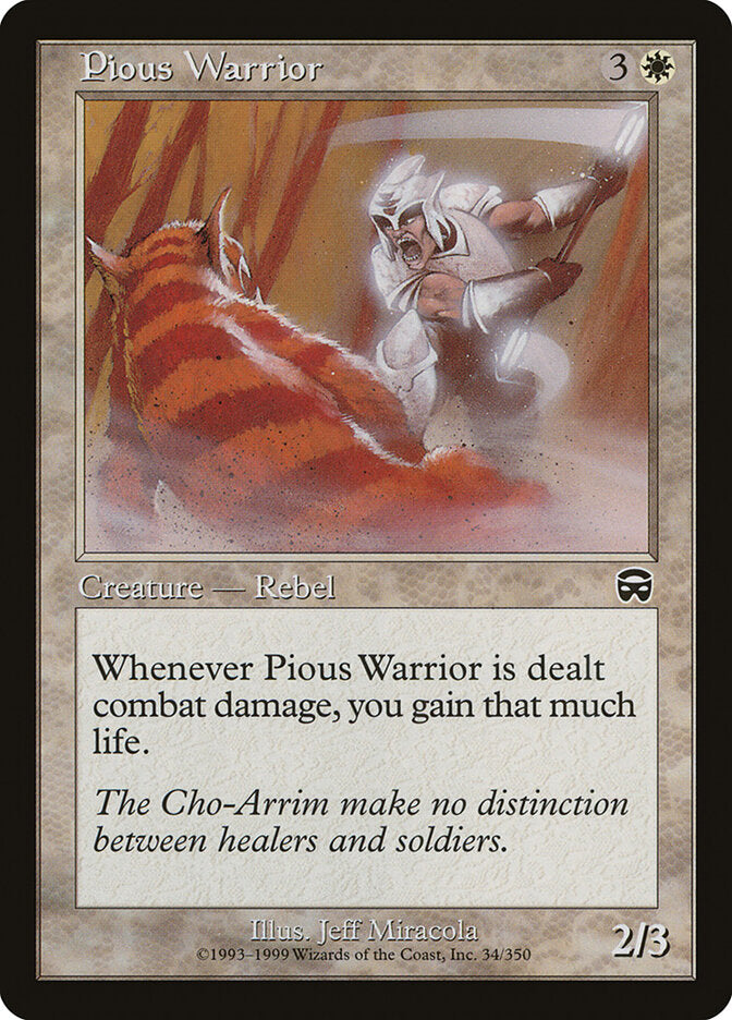 Pious Warrior mmq 34