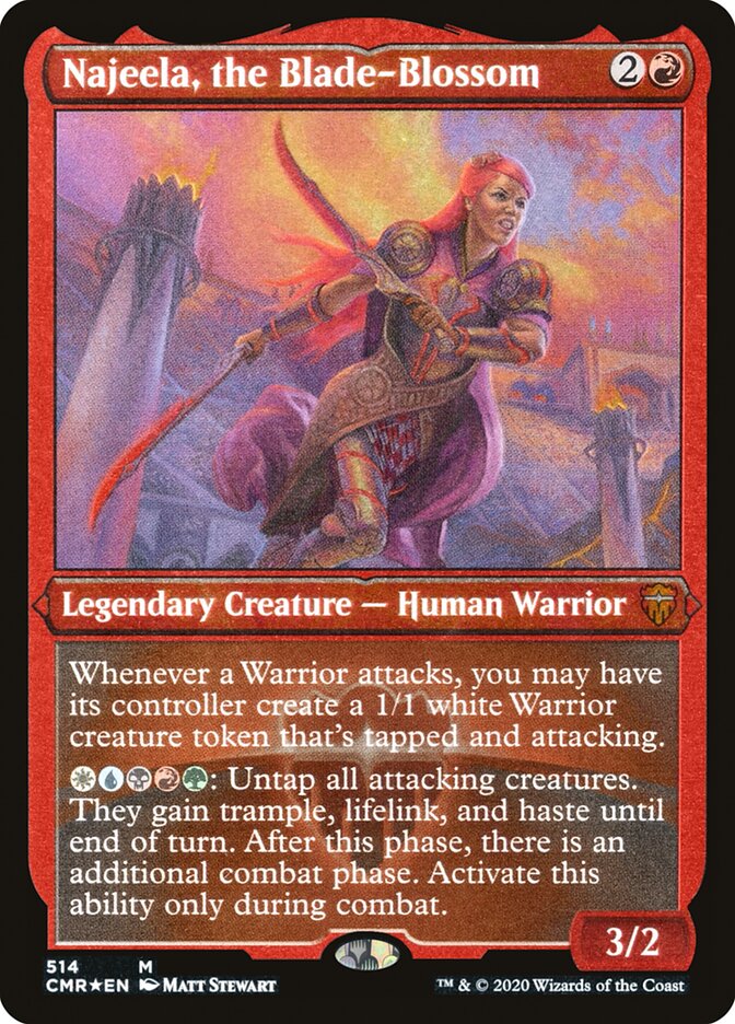 Najeela, the Blade-Blossom cmr 514
