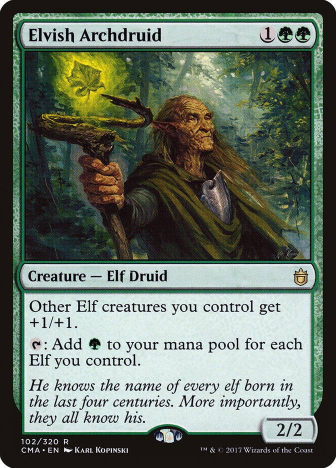 Elvish Archdruid cma 102