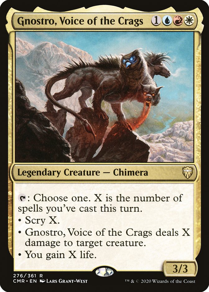 Gnostro, Voice of the Crags cmr 276