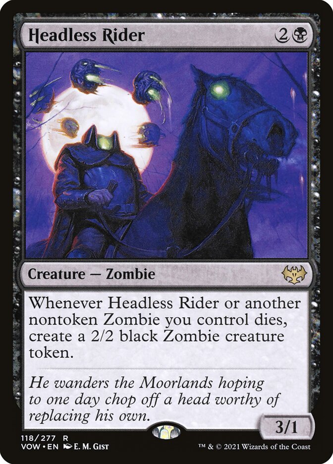 Headless Rider vow 118