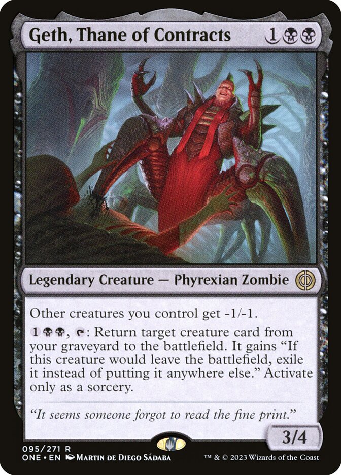 Geth, Thane of Contracts one 95