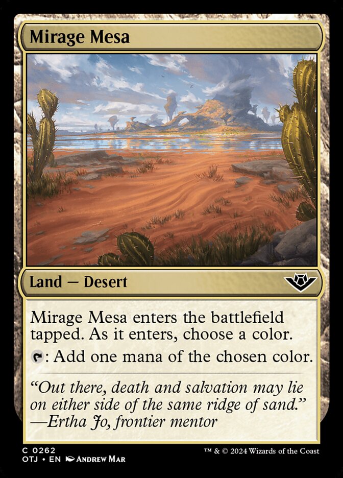 Mirage Mesa otj 262