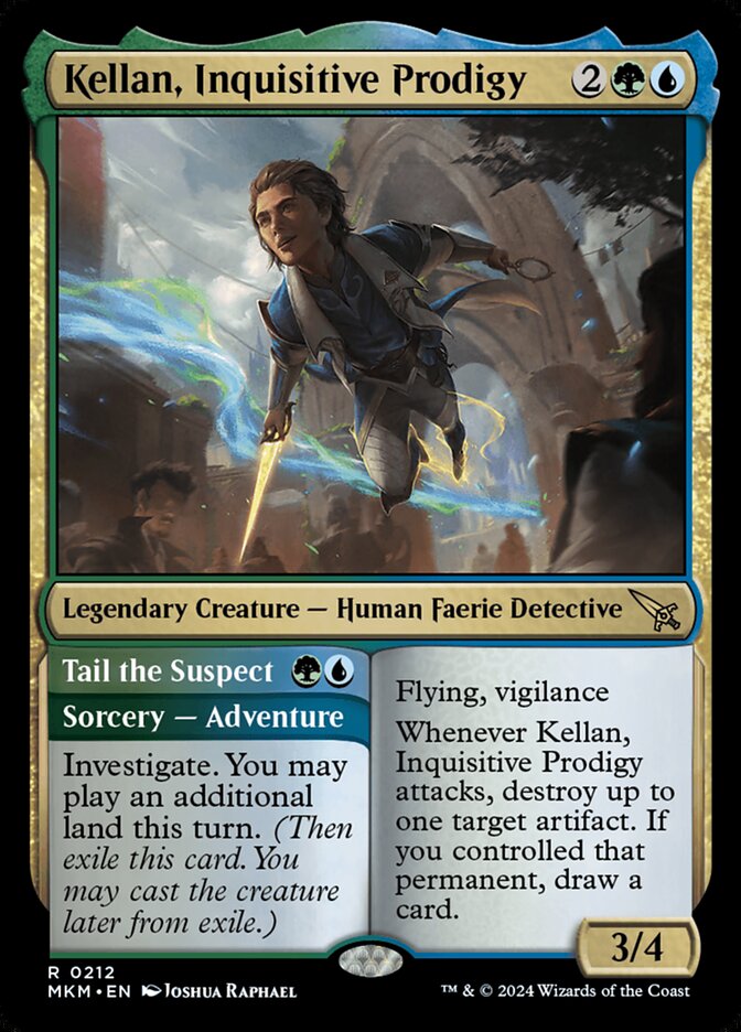 Kellan, Inquisitive Prodigy // Tail the Suspect mkm 212