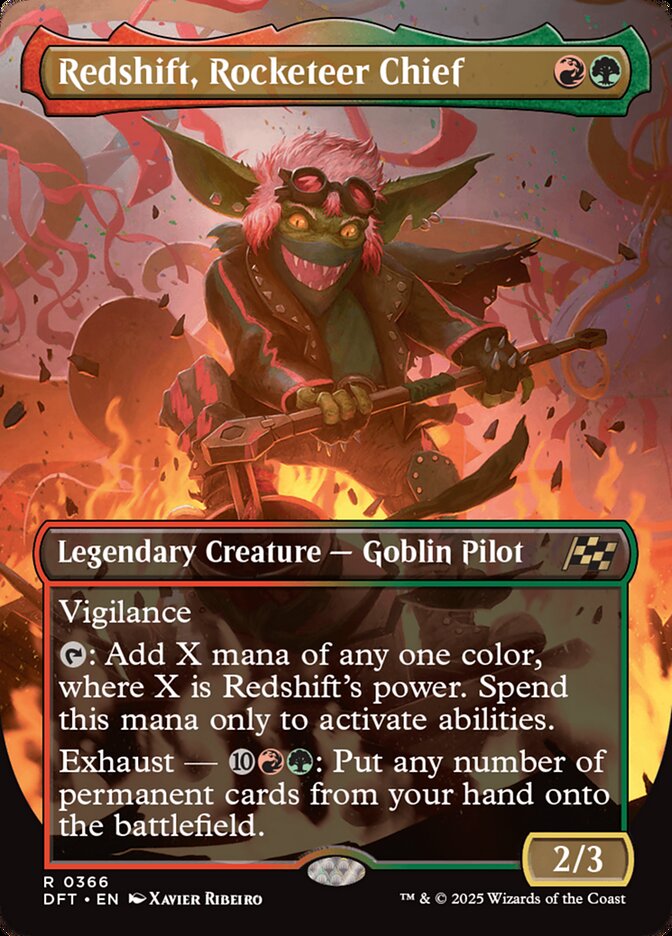 Redshift, Rocketeer Chief dft 366