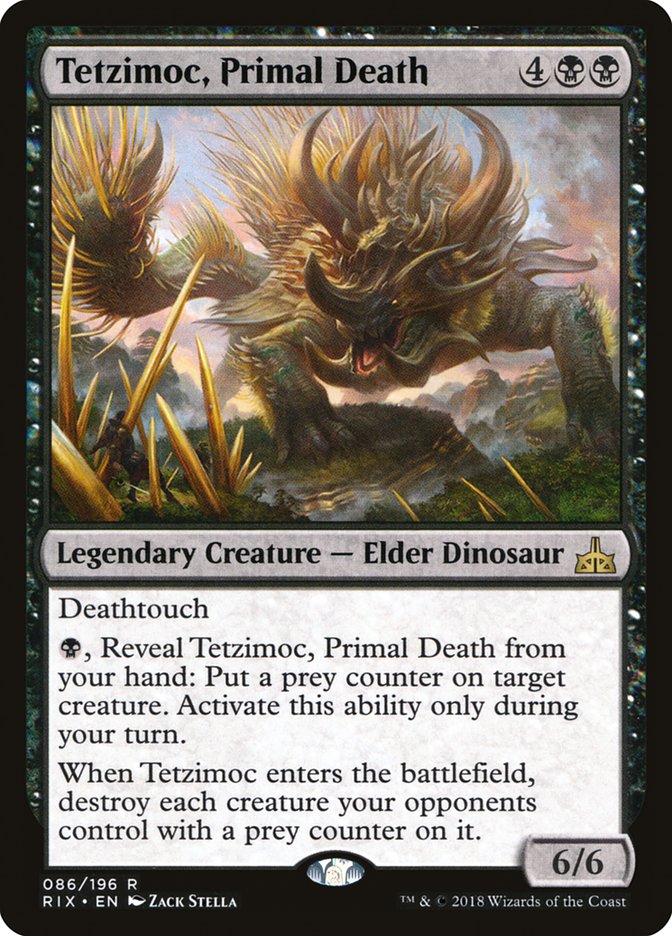Tetzimoc, Primal Death rix 86