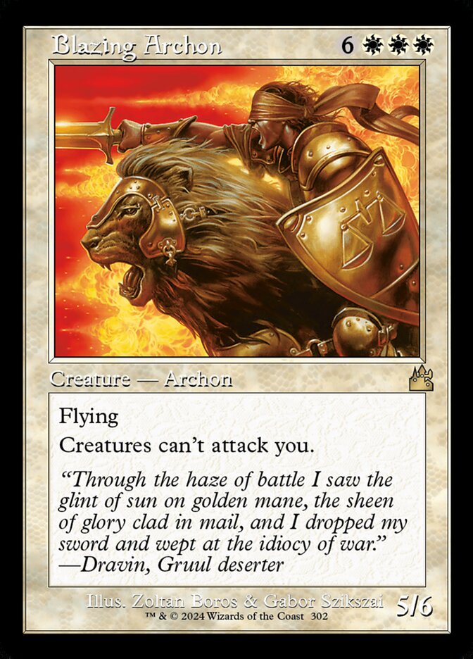 Blazing Archon rvr 302