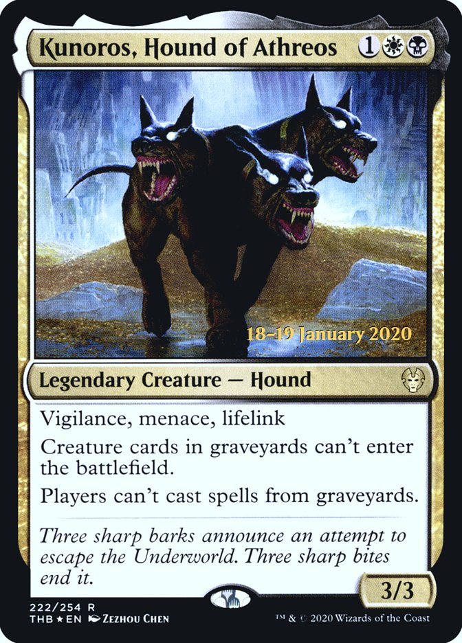Kunoros, Hound of Athreos pthb 222s