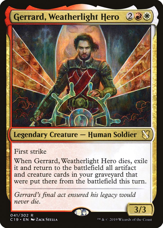 Gerrard, Weatherlight Hero c19 41