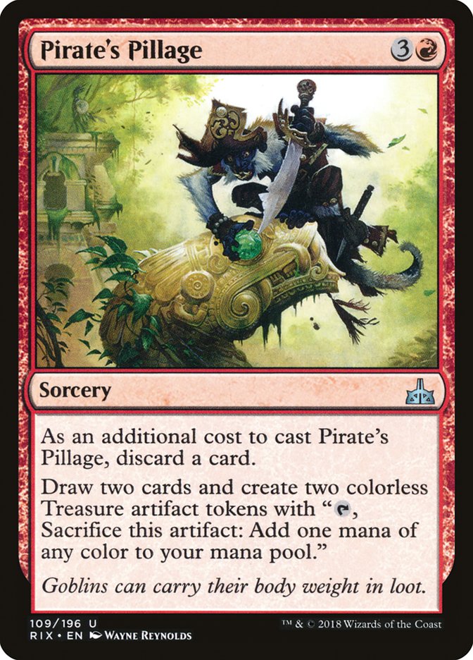 Pirate's Pillage rix 109