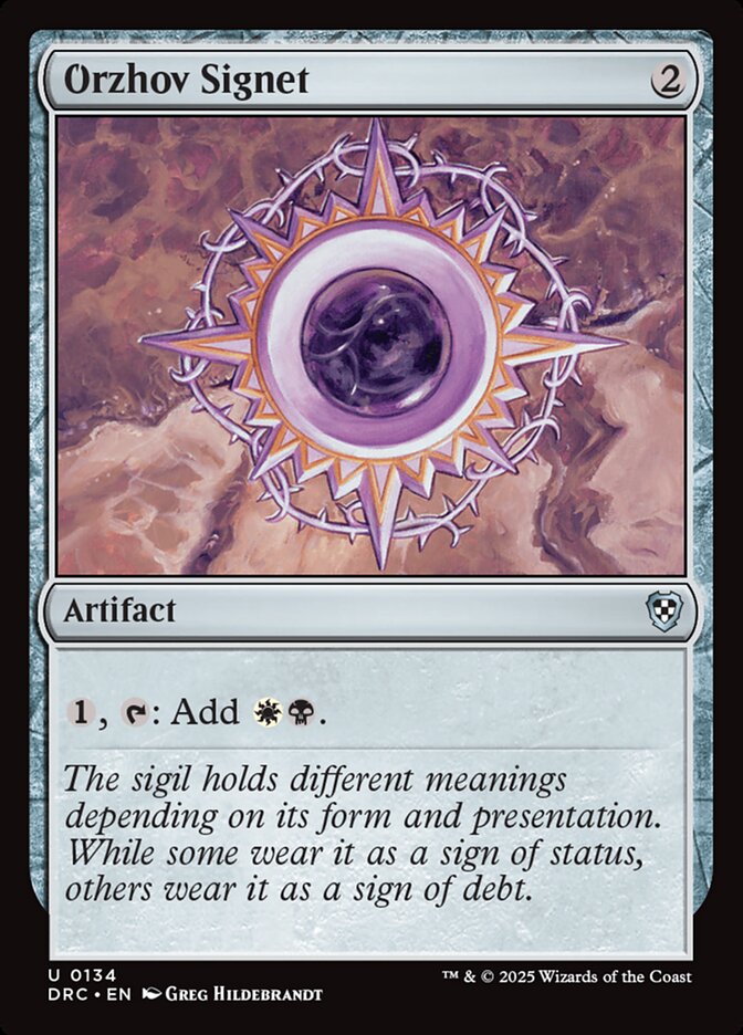Orzhov Signet drc 134