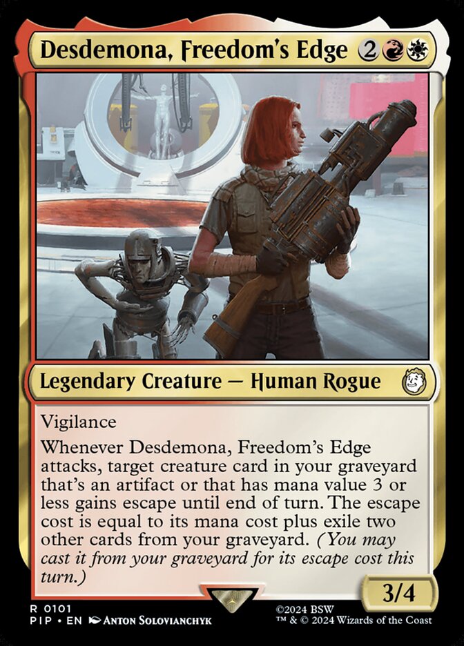 Desdemona, Freedom's Edge pip 101