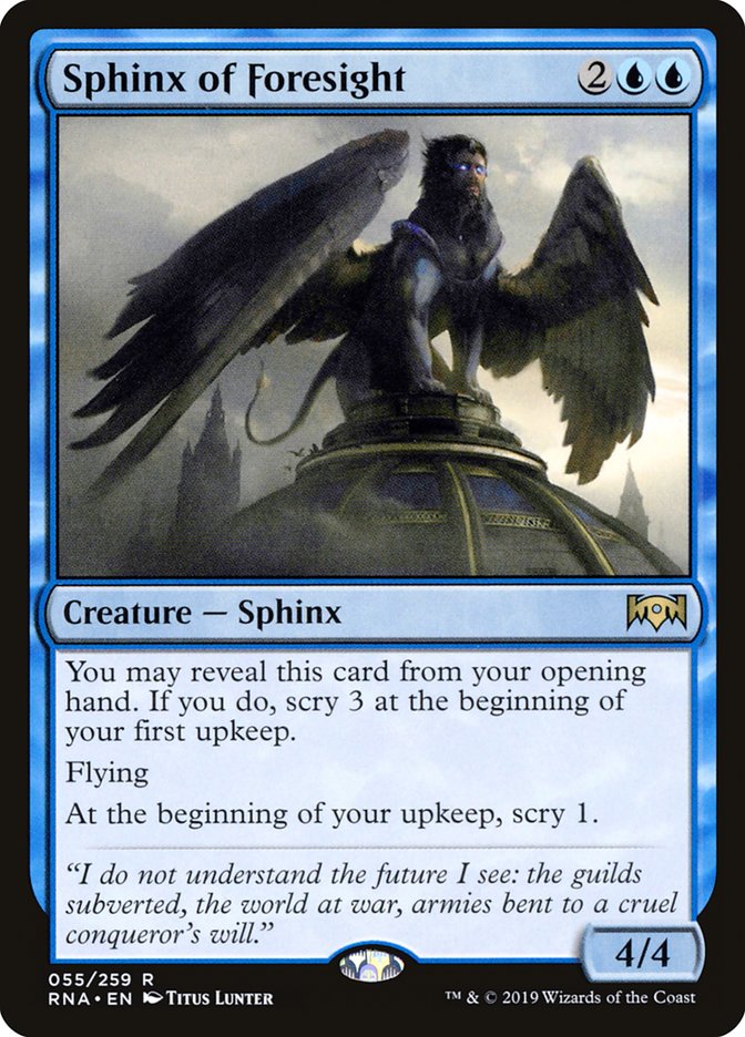Sphinx of Foresight rna 55