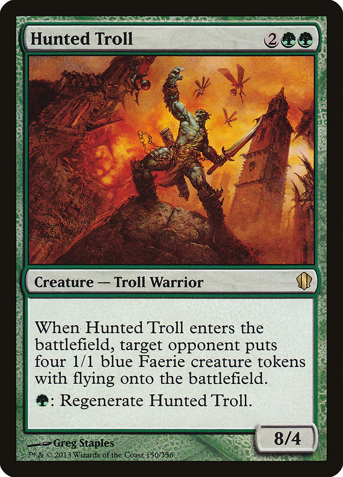 Hunted Troll – Moon MTG