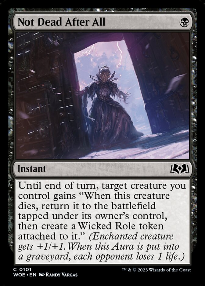 Not Dead After All woe 101