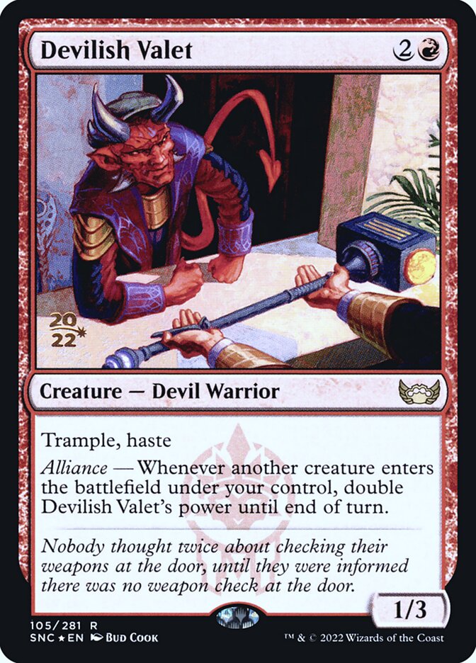 Devilish Valet psnc 105s