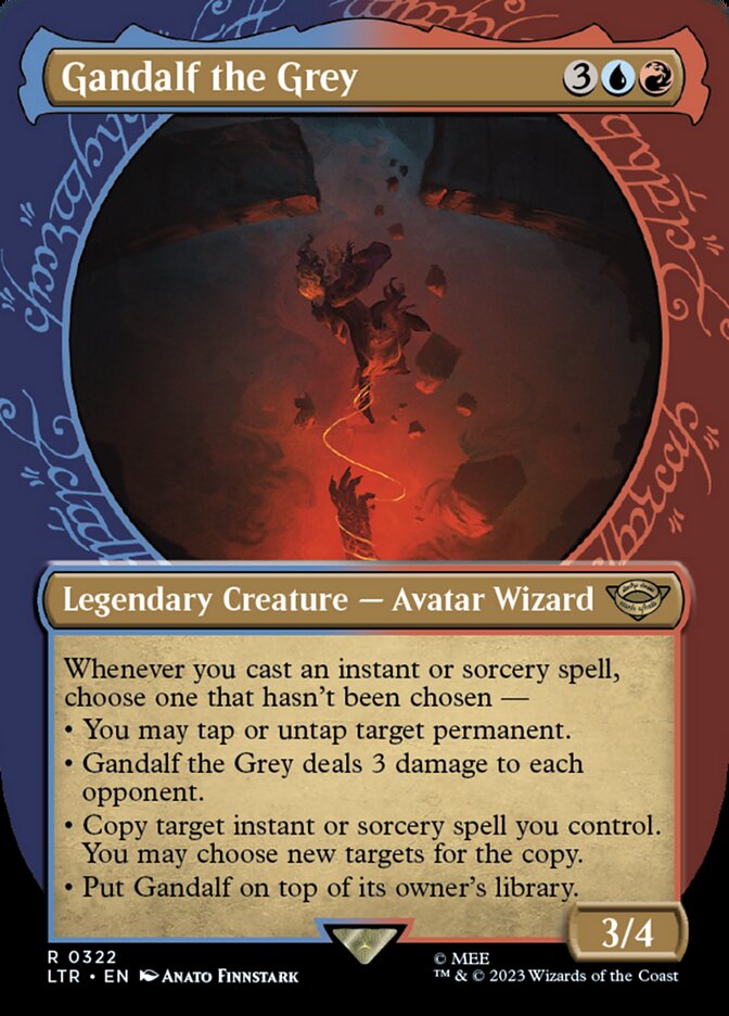 gandalf mtg card LotR TCG Wiki: Gandalf, Powerful Guide (H) (15R29H) you may choose new targets for the copy Gandalf the Grey - MTG
