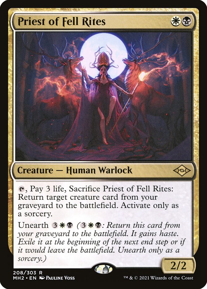 Priest of Fell Rites mh2 208