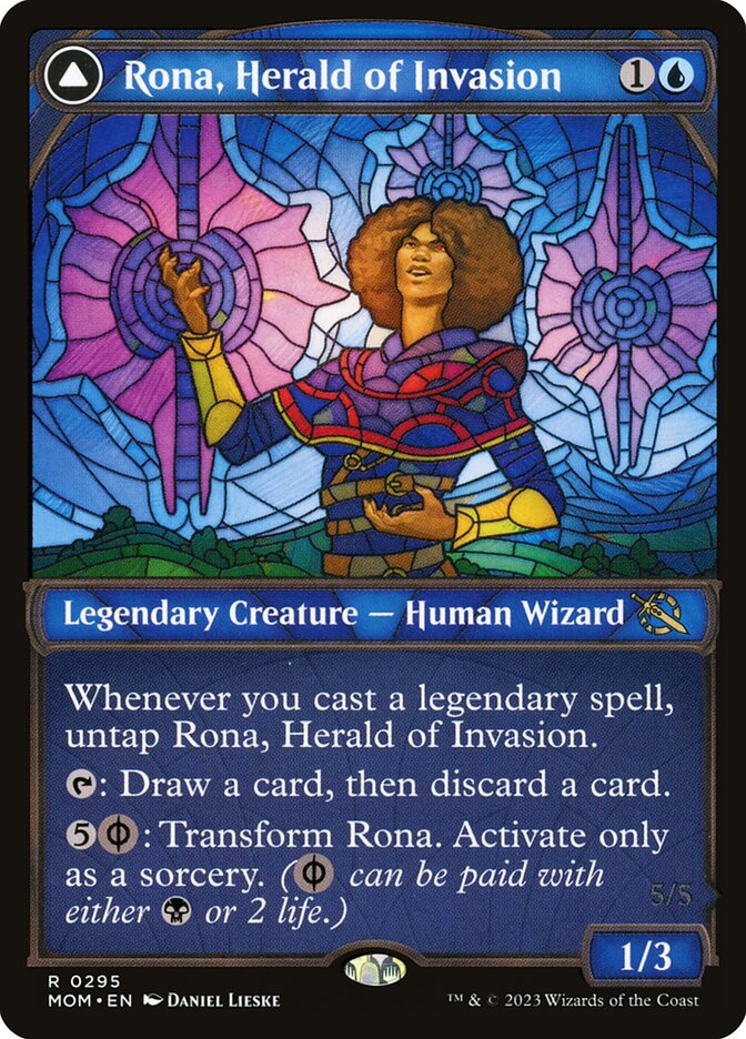 Rona, Herald of Invasion // Rona, Tolarian Obliterator mom 295