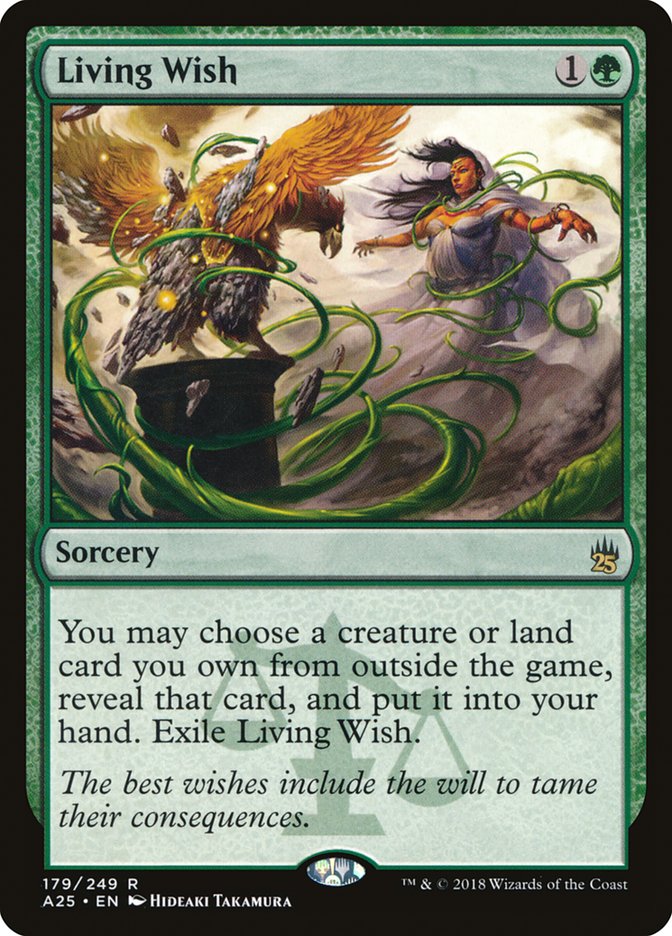 mtg wish card Living Wish